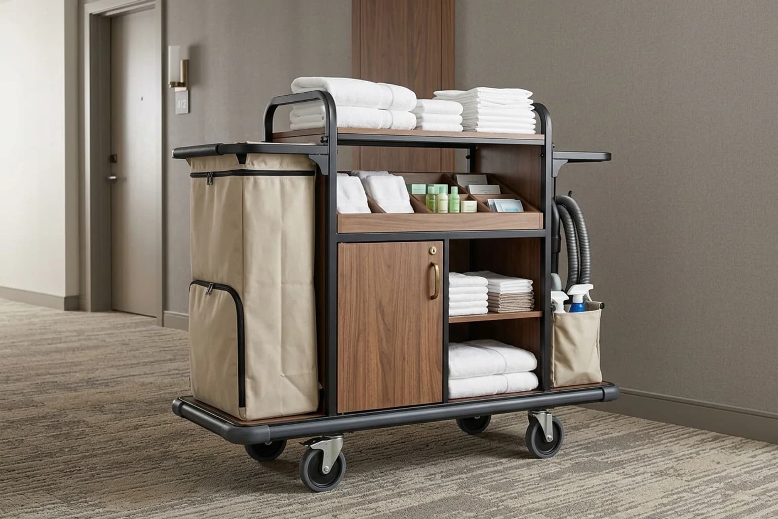 Housekeeping carts — hero view