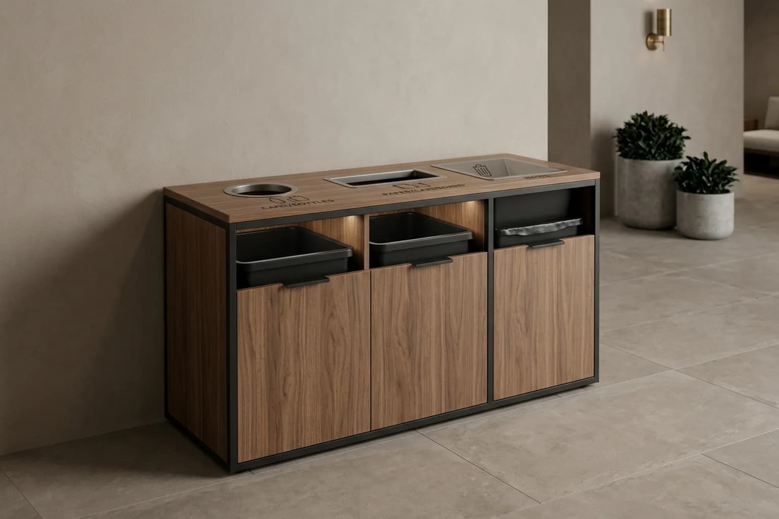 Waste and recycling stations — hero view